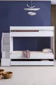 Lit superposé, Lit superposé pour enfant Martin - Blanc 1 matelas confort