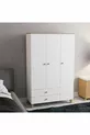  VENTO ARMOIRE 3 PORTES PANIER-BLANC