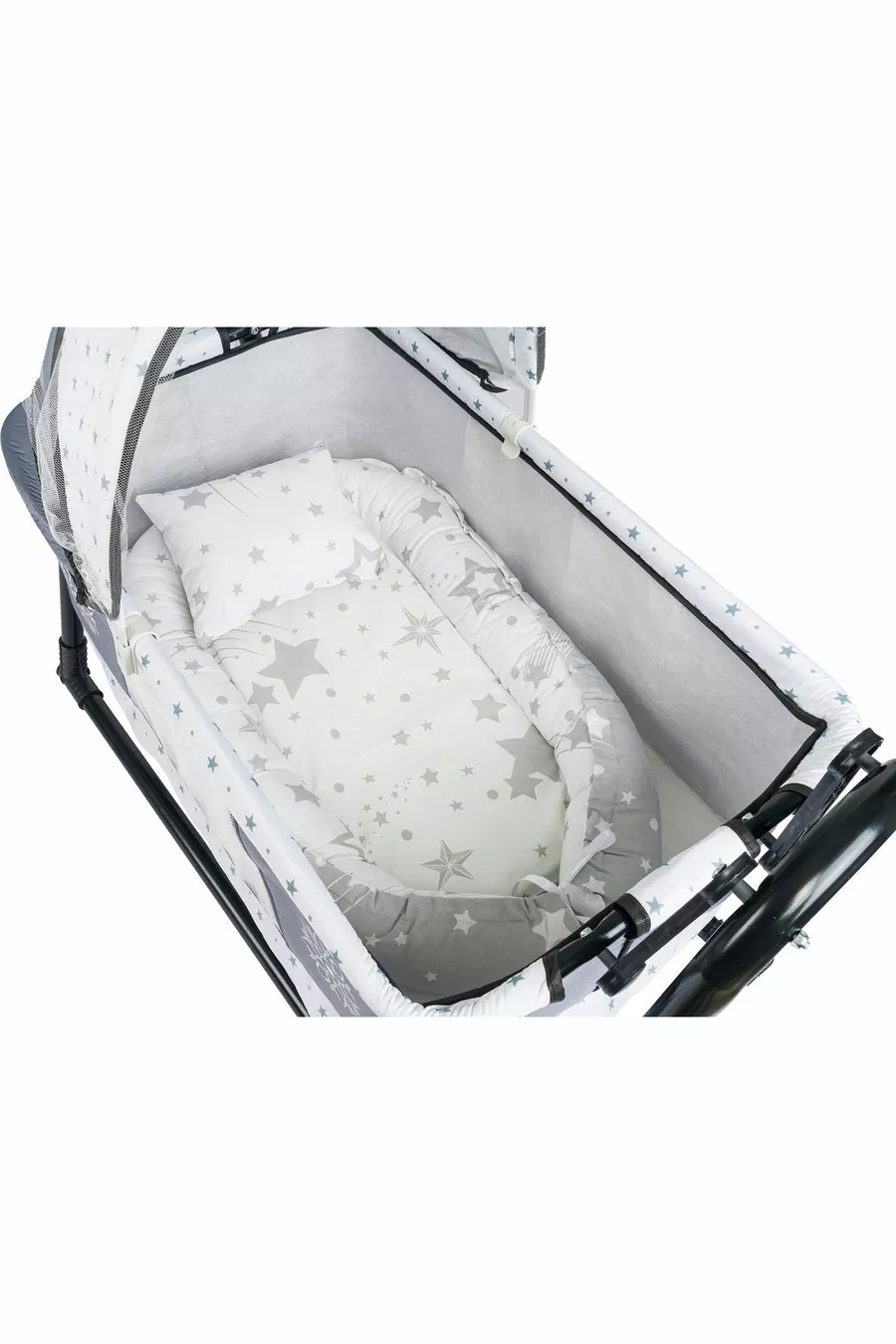Btrend Babynest Lit et Oreiller + Cadeau Pochette Berceau Bascule Panier Lit Bébé Hamac Ensemble 2 pièces