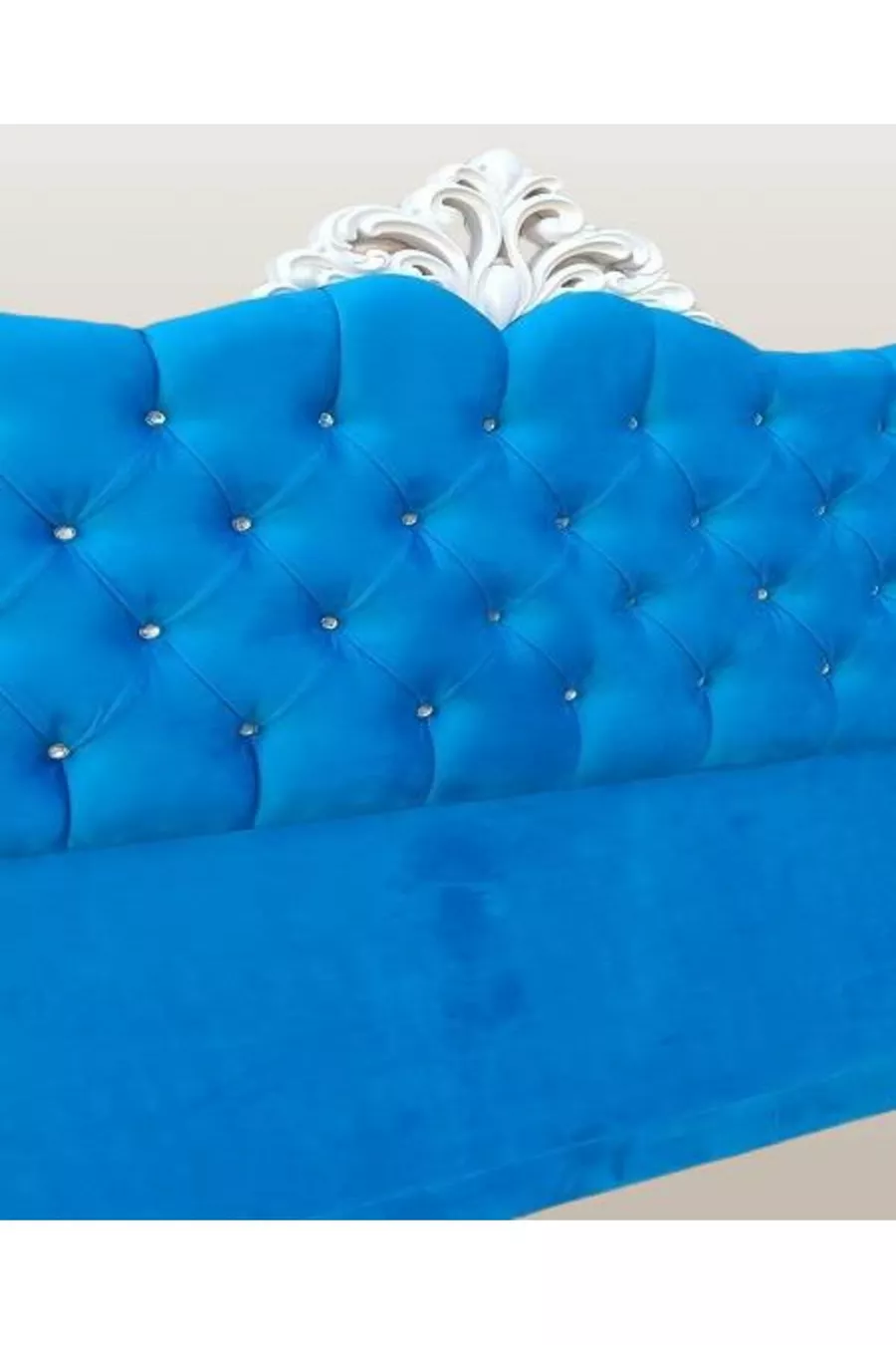Titre DK Double Avangarde Turquoise Tissu Baby Face Capitonné Épais
