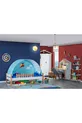 Ensemble Montessori pour Chambre d'Enfant My House avec Lit Superposé à Toboggan et Maison de Jeu Bleue