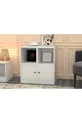 Commode avec étagères et placard blanche Cm -ç