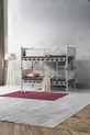 Chambre d'enfant élégante pour garçon avec lits superposés en métal et cadre de lit en bois