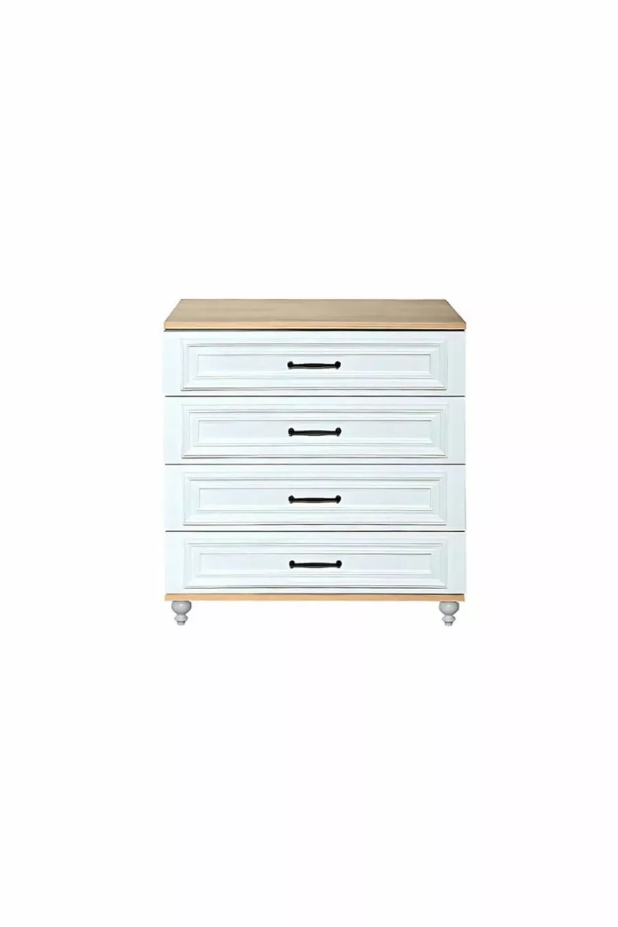 Commode à tiroirs Sicile | MDF de première qualité | Portes revêtues REHAU | Pieds en bois