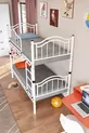 Lits superposés et lits simples en métal pour chambre d'enfant Belinay, dimensions du matelas