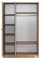 Lits superposés, lits superposés Riva avec 3 portes + 2 matelas Comfort