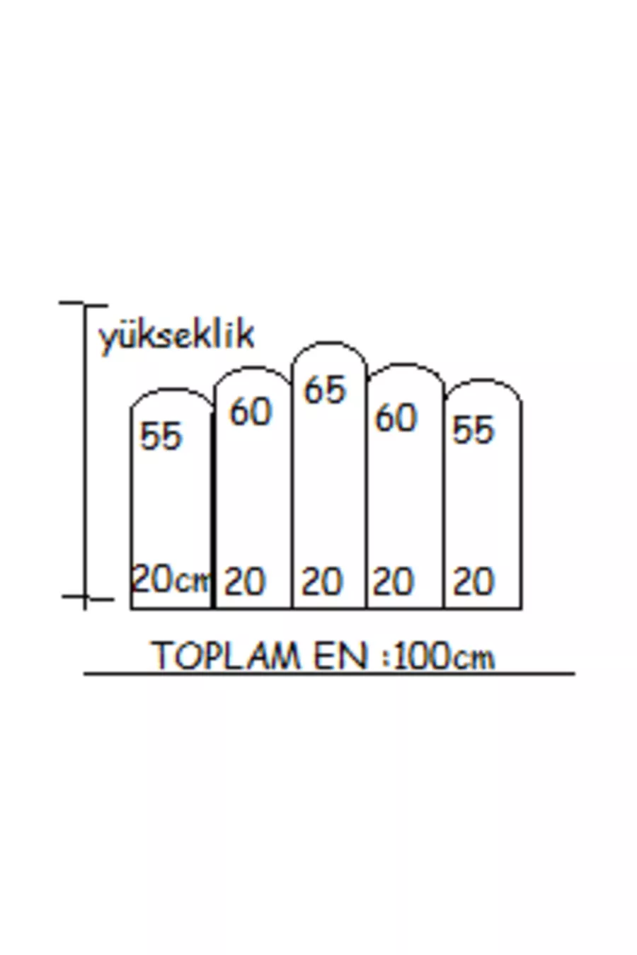 TÊTE DE LIT - SIMPLE CM - 5 PANNEAUX
