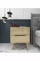 Commode Flora 2 tiroirs Chambre à coucher Chambre de bébé Chêne Saphir