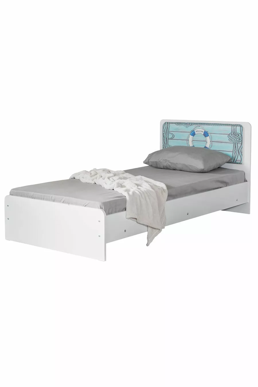 Lit superposé, Lit superposé d'été avec bureau et armoire, 2 matelas confort