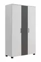 Lits superposés, Armoire pour lits superposés Aura avec 3 portes - Gris
