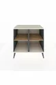 Commode Kronos 2 étagères Anthracite-Pierre de lune/Sapin