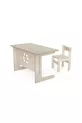 - Chaise et table pour enfants, modulaires, naturelles, organiques, peinturables, portables, design spécial