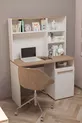 Ensemble de chambre pour enfants et adolescents Eva 3 pièces - Blanc et pin Atlantique