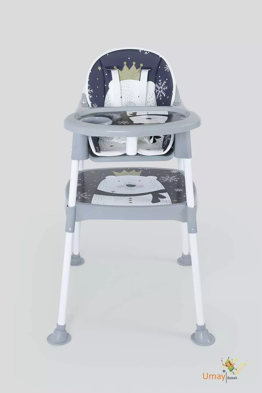 Bureau 3 en 1, Chaise Haute, Table, Chaise