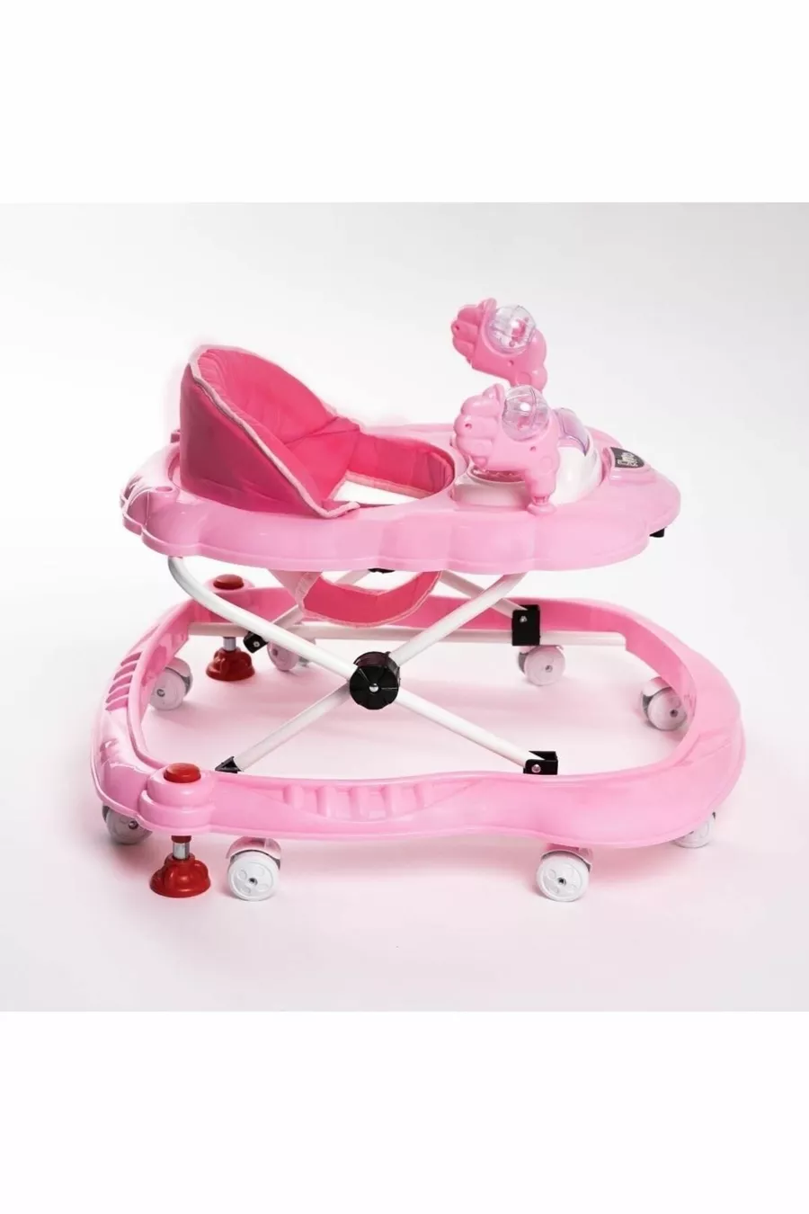 Trotteur pour bébé à 3 niveaux avec musique et jouets de luxe en forme d'araignée