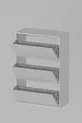 Meuble à chaussures blanc avec 3 portes et étagères coulissantes