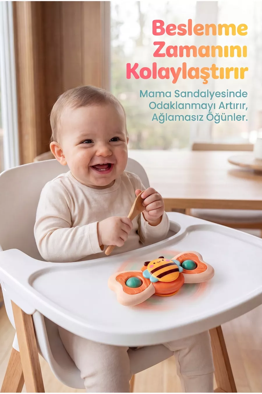Jouet pour bébé 3 pièces en forme d'animaux, jouet à rotation sous vide pour l'eau et le bain, jouet de développement en ABS et silicone