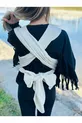 Écharpe de portage pour bébé avec poche sur le devant, écharpe porte-bébé