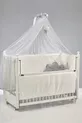 Berceau à bascule en bois Mondo Anne Yanı cm (blanc-gris motif)
