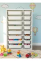 Armoire à Jouets Polyvalente avec Tiroirs et Unité de Rangement – Organisateur de Chambre d’Enfant avec Étiquette Cadeau