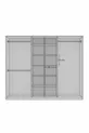 Gm  Armoire préférée 6 portes sans miroir Sonomo - Poignées noir gris anthracite