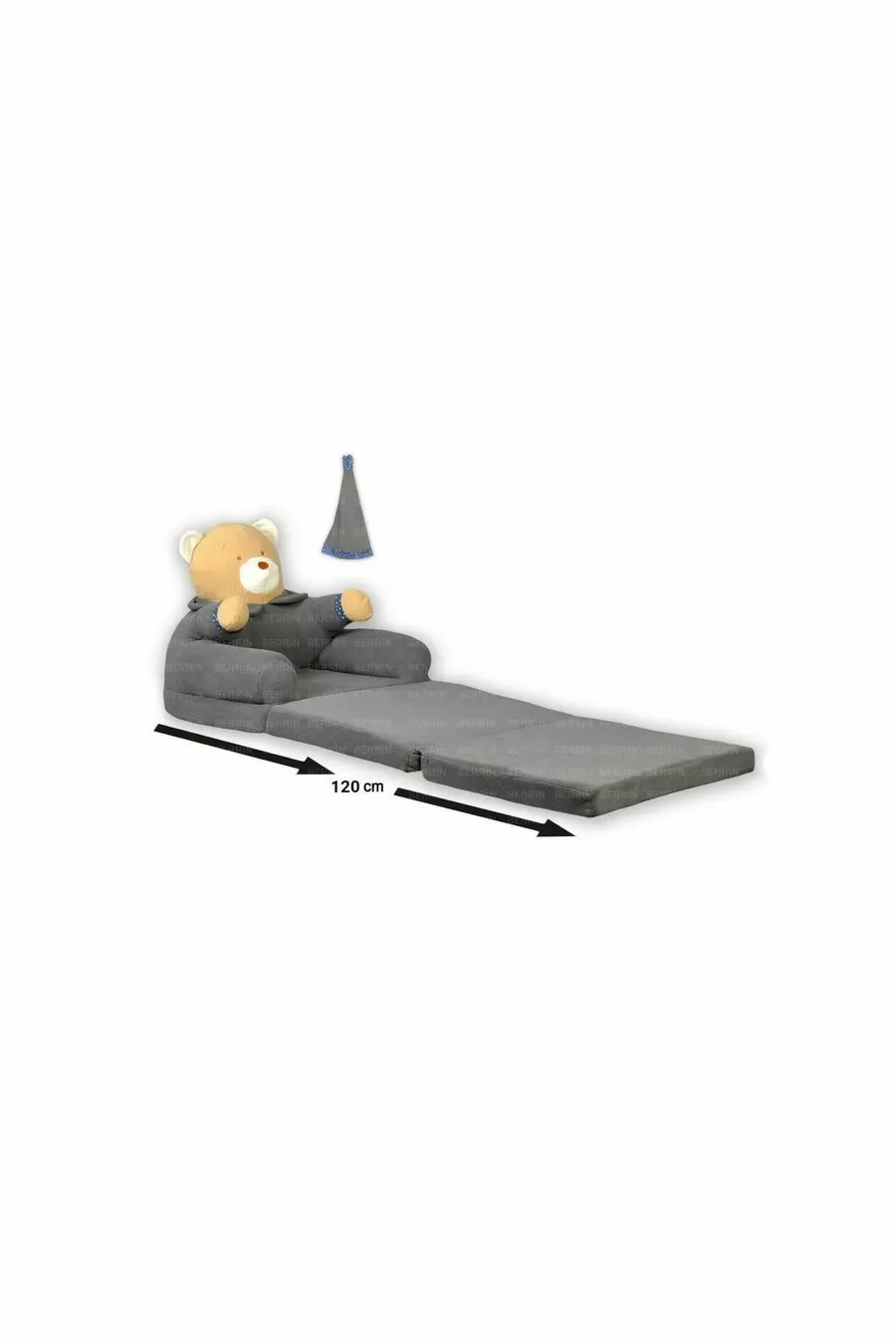 Siège pour enfant pliable portable Polar, lit pour enfant, ouvrable, lavable, ventilation cachée