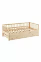Lit Montessori en bois pour enfant - Lit avec petit lit intégré - Lit Montessori - 