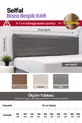 Housse de Tête de Lit pour Lit - Tissu Matelassé en Poil de Poney (Options de Taille)
