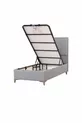 Lit coffre Gold Therapy gris (TÊTE DE LIT ET MATELAS NON INCLUS)