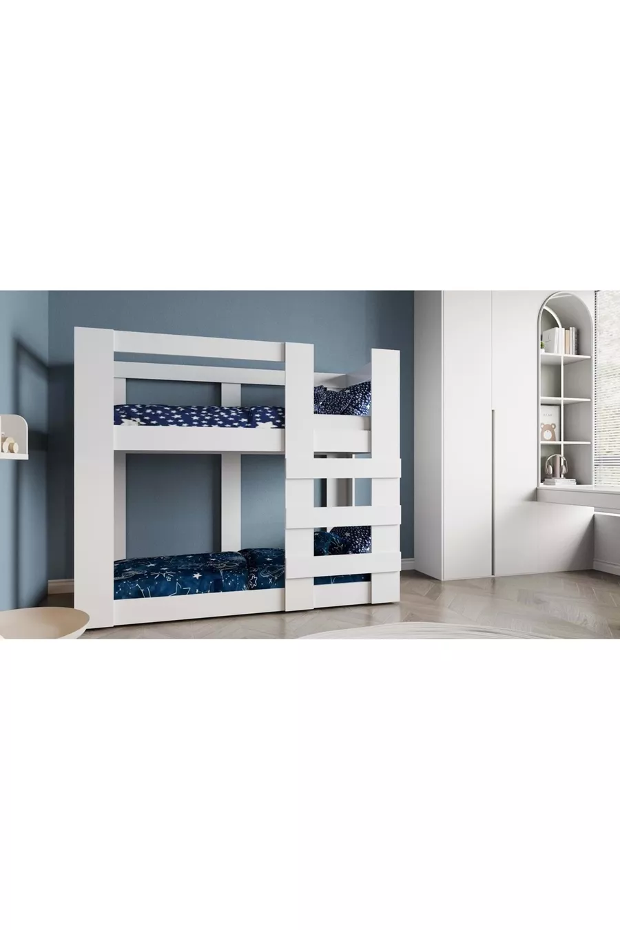 LIT SUPERPOSÉ EN MDF COMPATIBLE AVEC AGONYA