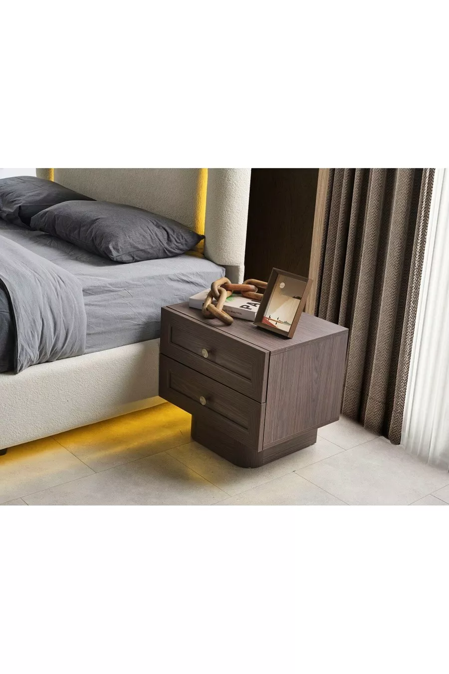 ENSEMBLE DE CHAMBRE À COUCHER MDF REBEKA