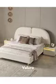 Ensemble de chambre à coucher Bern à 6 portes (2 armoires avec miroir)