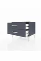 Chevet Hyperion 2 tiroirs Anthracite-Anthracite