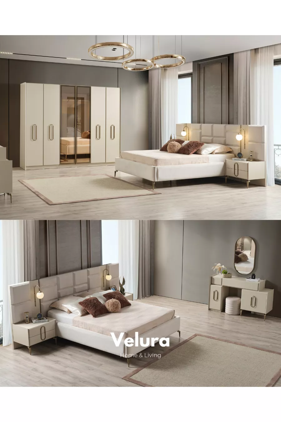 Ensemble de chambre à coucher Monaco