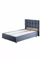 Ensemble de lit Comfort avec sommier et tête de lit simple Berlin, bleu marine