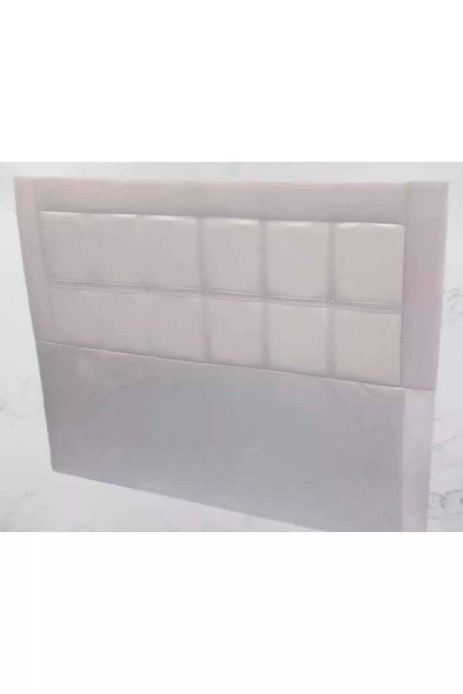 Titre DK Double Personne Tissu Plume de Poule Modèle Windows Lilas Clair Couleur Crème