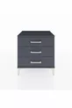 Chevet Hyperion 3 tiroirs Anthracite-Anthracite