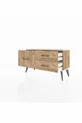 Commode Arges 3 tiroirs Pin-Silex/Pin