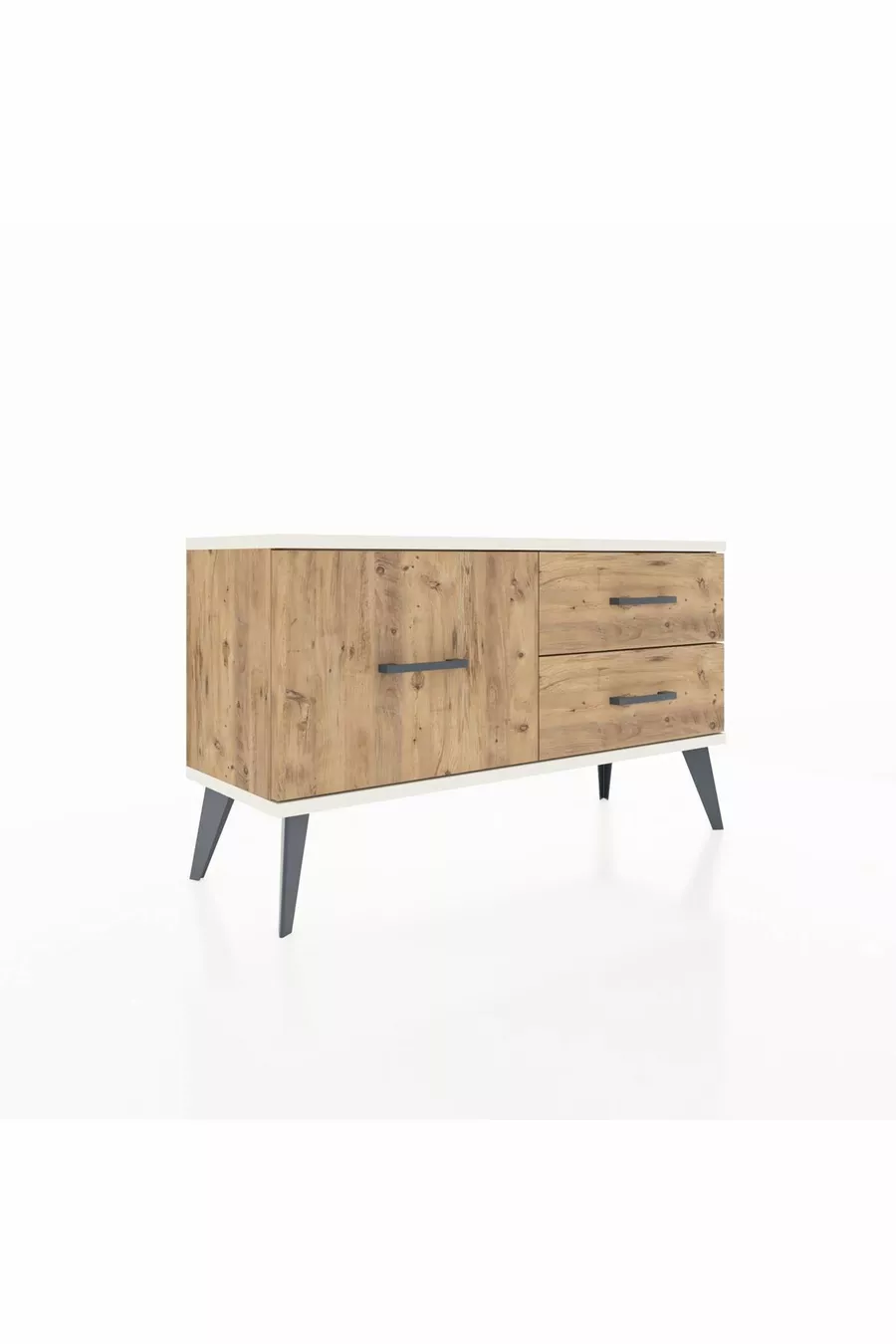 Commode Arges 3 tiroirs Pin-Silex/Pin