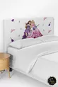 Housse de tête de lit pour lit coffre à motif princesses