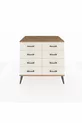 Commode Kronos 8 tiroirs Pin-Pin / Pierre de Lune