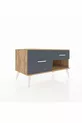 Commode Hyperion 2 tiroirs Pin-Pin/Anthracite