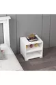 Table de chevet blanche en MDF