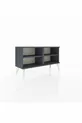 Commode Arges 2 étagères Anthracite-Anthracite