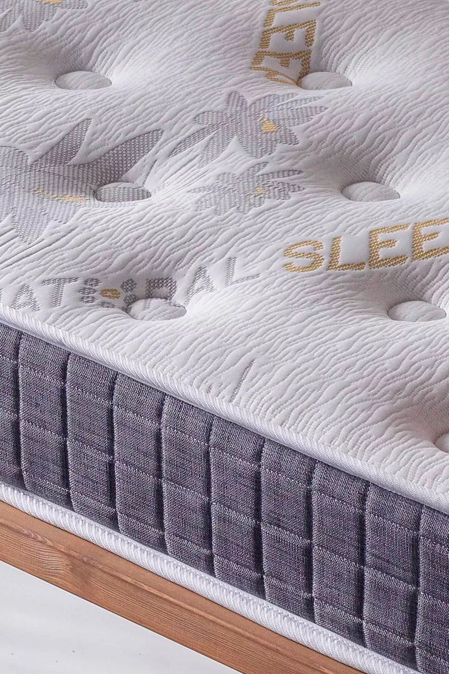 Matelas Natural Park, Lit Bébé, Lit Berceau, avec Mousse Orthopédique et Tissu Tricoté - Cm