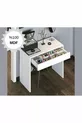 Table de maquillage MDF Arya Novella Mode avec tiroirs, blanche