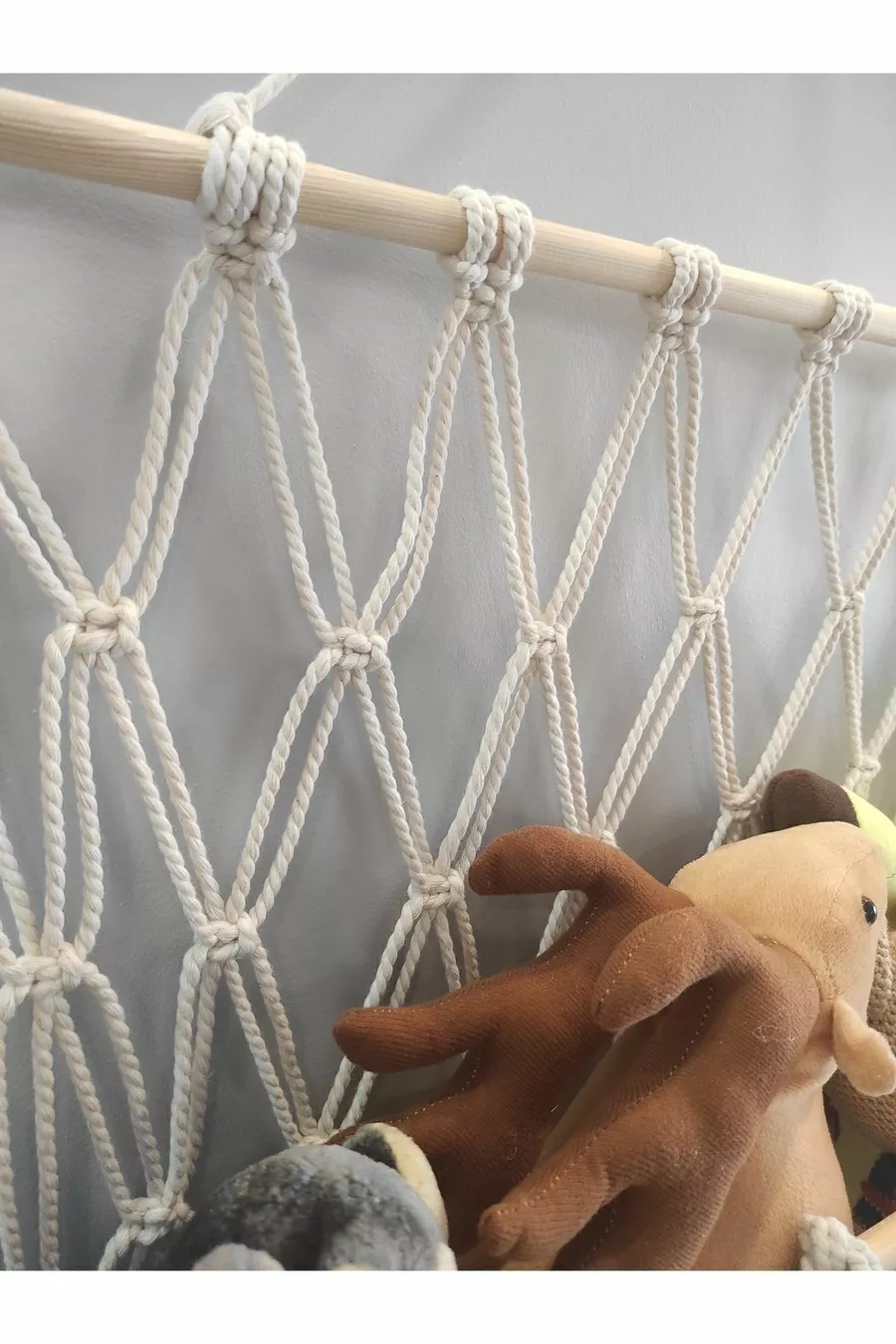 Cintre pour peluche (CM BÂTON) hamac pour jouets - Organisateur de chambre d'enfant