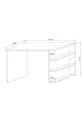 Table de manucure Nihal, table pour ongles en gel, table de maquillage