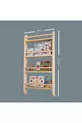 Bibliothèque Montessori Bibliothèque pour chambre d'enfant Montessori Bibliothèque en bois naturel Bibliothèque en bois x cm