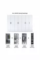 Rani  Armoire Spacieuse Armoire à Vêtements 7 Portes  Étagères 3 Penderies Armoire Modulaire Blanche